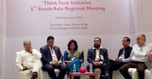 (centre) Towfiqul Islam Khan with other panellists