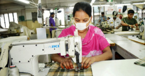 A file photo shows workers busy at a readymade garment factory in Dhaka. Export earnings in the first two months of the current financial year fell 9.16 per cent short of the government-set target of $5.66 billion, according to the Export Promotion Bureau data released on Sunday. — New Age photo