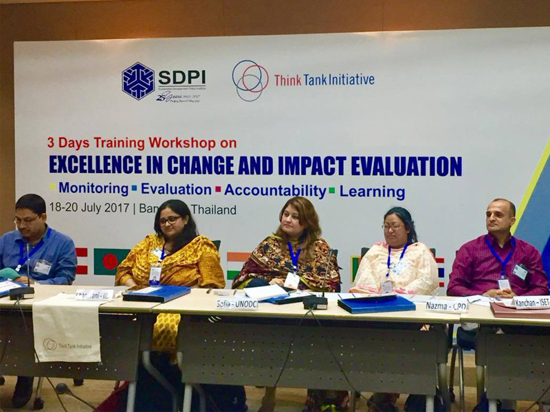 Ms Nazmatun Noor of CPD in TTI-SDPI workshop in Bangkok_18-20 July 2017_