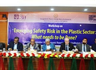 The occupational safety and health practices should be strengthened to tackle the hidden safety risks in the budding plastic sector