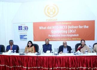 Attendant tasks for Bangladesh as a graduating LDC