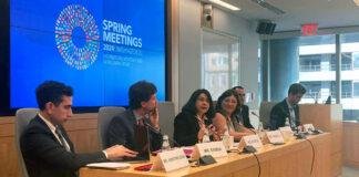 Dr Fahmida Khatun at a panel discussion titled ‘Fit for purpose: Reviewing green conditionalities in the IMF RST and World Bank RST’