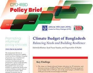 Climate Budget of Bangladesh: Balancing Needs and Building Resilience