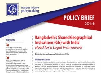 Bangladesh’s Shared Geographical Indications (GIs) with India: Need for a Legal Framework