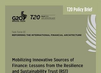 Mobilizing Innovative Sources of Finance: Lessons from the Resilience and Sustainability Trust (RST)