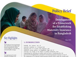 Development of a Framework for Establishing Maternity Insurance in Bangladesh