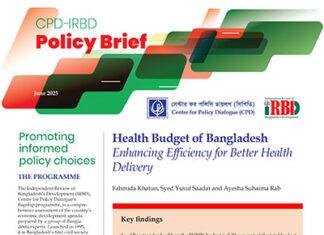 Health Budget of Bangladesh – Enhancing Efficiency for Better Health Delivery