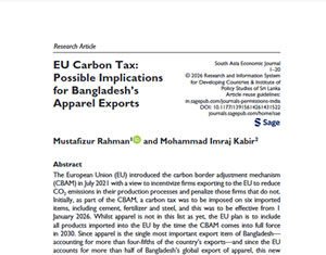 EU Carbon Tax: Possible Implications for Bangladesh’s Apparel Exports