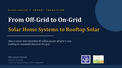 From Off-Grid to On-Grid: Solar Home Systems to Rooftop Solar