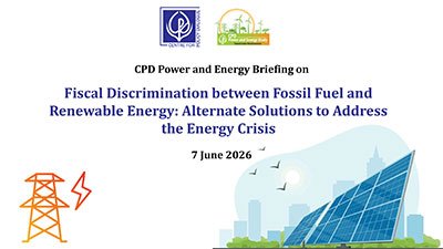Fiscal Discrimination between Fossil Fuel and Renewable Energy: Alternate Solutions to Address the Energy Crisis