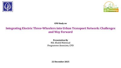 Integrating Electric Three-Wheelers into Urban Transport Network: Challenges and Way Forward