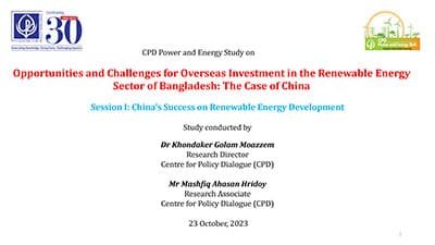 China’s Success on Renewable Energy Development