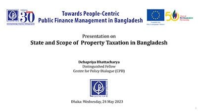 State and Scope of Property Taxation in Bangladesh