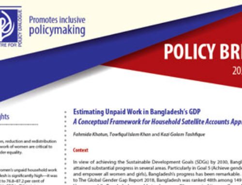 Policy Brief 2020 (4) – Estimating Unpaid Work in Bangladesh’s GDP